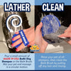 Cepillo de baño con champú para perros y gatos