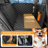 Funda de asiento trasero para perros negra