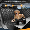 Funda de asiento trasero para perros negra