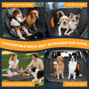 Funda de asiento trasero para perros negra