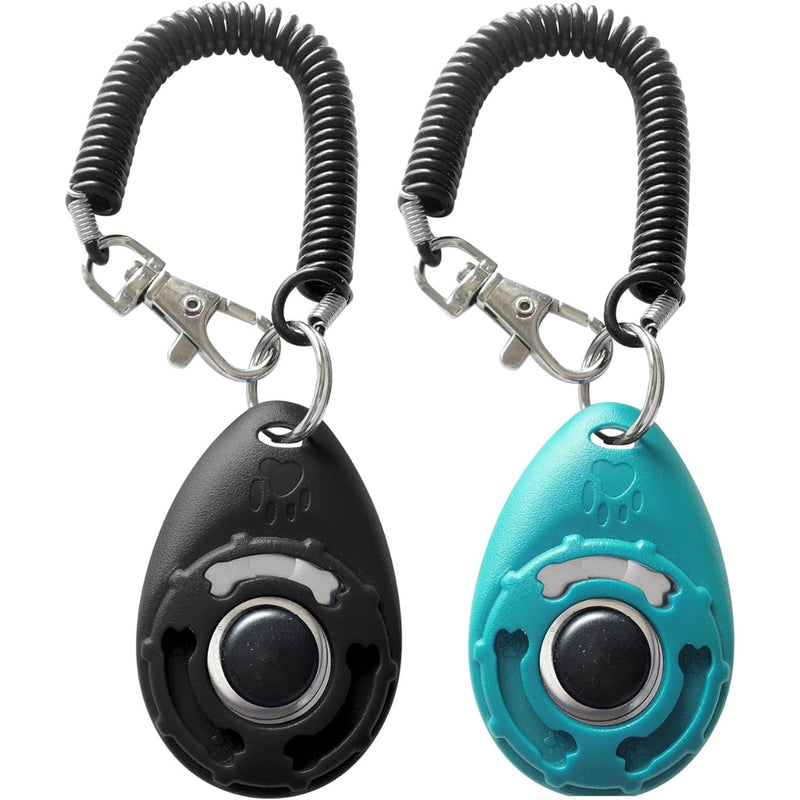 Clicker de adiestramiento con muñequera