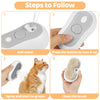 Cepillo de vapor para gatos de pelo corto y largo