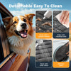 Funda de asiento trasero para perros negra
