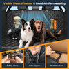 Funda de asiento trasero para perros negra