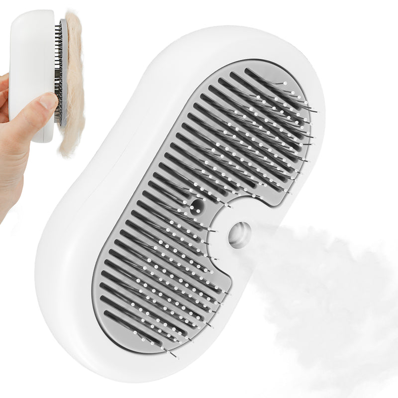 Cepillo de vapor para gatos de pelo corto y largo
