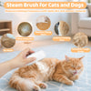Cepillo de vapor para gatos de pelo corto y largo