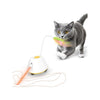 Juguete interactivo con plumas para gatos